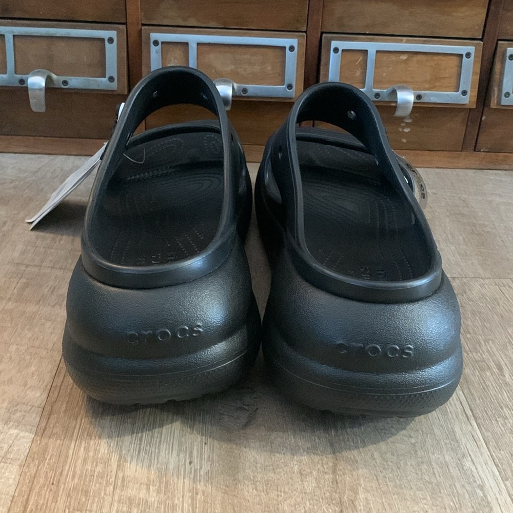 Crocs Crush Clogs Jibbitz Size 12 Black Men’s - Picture 3 of 7